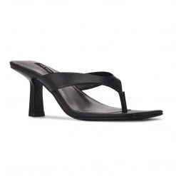 Nine West Nest Heeled Thong Sandals Y2K Revival