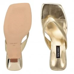 Nine West Y2K Revival Nest Heeled Thong Sandals 6 Nine West Y2K Revival Nest Heeled Thong Sandals