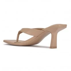 Nine West Y2K Revival Nest Heeled Thong Sandals