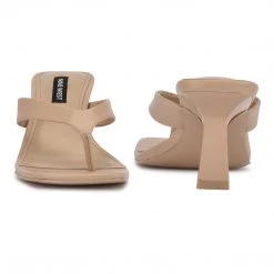 Nine West Y2K Revival Nest Heeled Thong Sandals