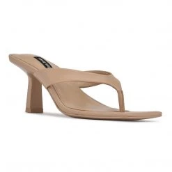 Nine West Y2K Revival Nest Heeled Thong Sandals