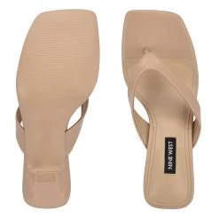 Nine West Y2K Revival Nest Heeled Thong Sandals