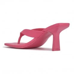 Nine West Y2K Revival Nest Heeled Thong Sandals