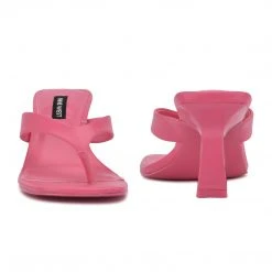 Nine West Y2K Revival Nest Heeled Thong Sandals