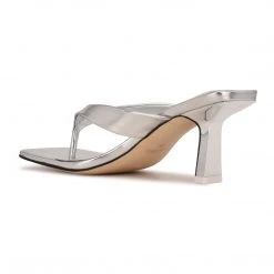 Nine West Y2K Revival Nest Heeled Thong Sandals