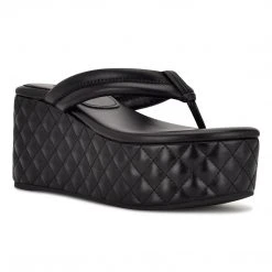 Nine West Newya Platform Thong Sandals