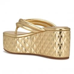 Nine West Newya Platform Thong Sandals