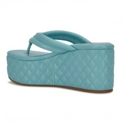 Nine West Newya Platform Thong Sandals