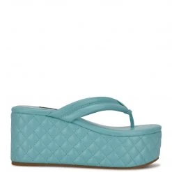 Nine West Newya Platform Thong Sandals
