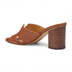 Nine West Nicolet Slide Sandals Heels 10 Nine West Nicolet Slide Sandals Heels