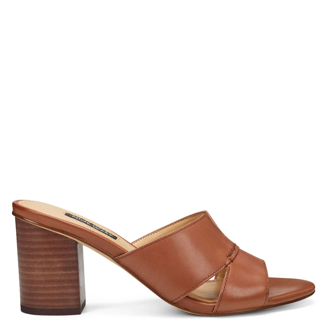 Nine West Nicolet Slide Sandals Heels 3 Nine West Nicolet Slide Sandals Heels