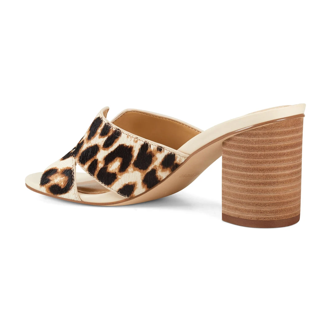 Nine West Nicolet Slide Sandals Heels 5 Nine West Nicolet Slide Sandals Heels