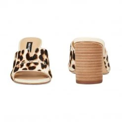 Nine West Nicolet Slide Sandals Heels 12 Nine West Nicolet Slide Sandals Heels