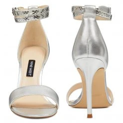Nine West Metallic Mindset Nika Ankle Strap Sandals