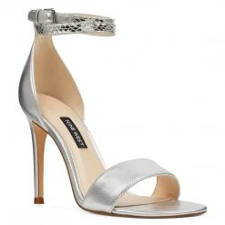 Nine West Metallic Mindset Nika Ankle Strap Sandals