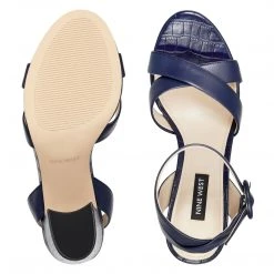 Nine West Heels Nikki Block Heel Sandals