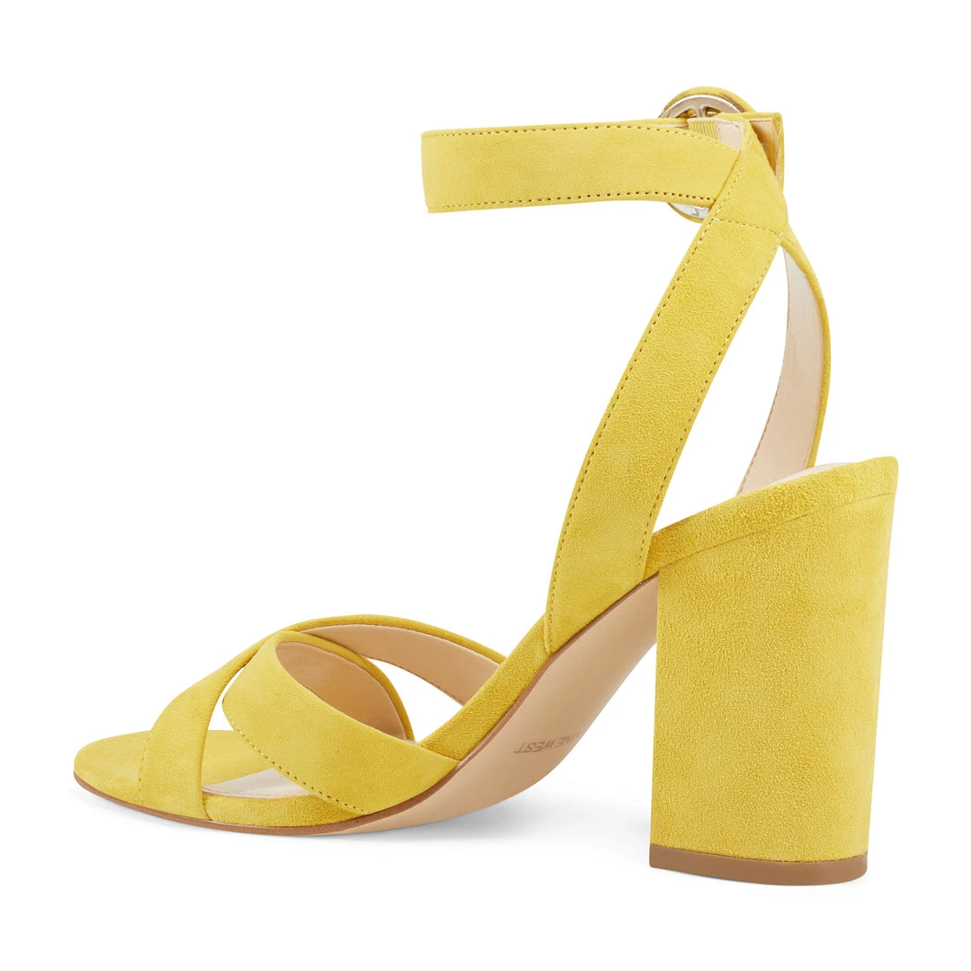 Nine West Nikki Block Heel Sandals 5 Nine West Nikki Block Heel Sandals