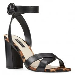 Nine West Nikki Block Heel Sandals Heels