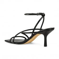 Nine West Heels Nolan Heeled Strappy Sandals 10 Nine West Heels Nolan Heeled Strappy Sandals