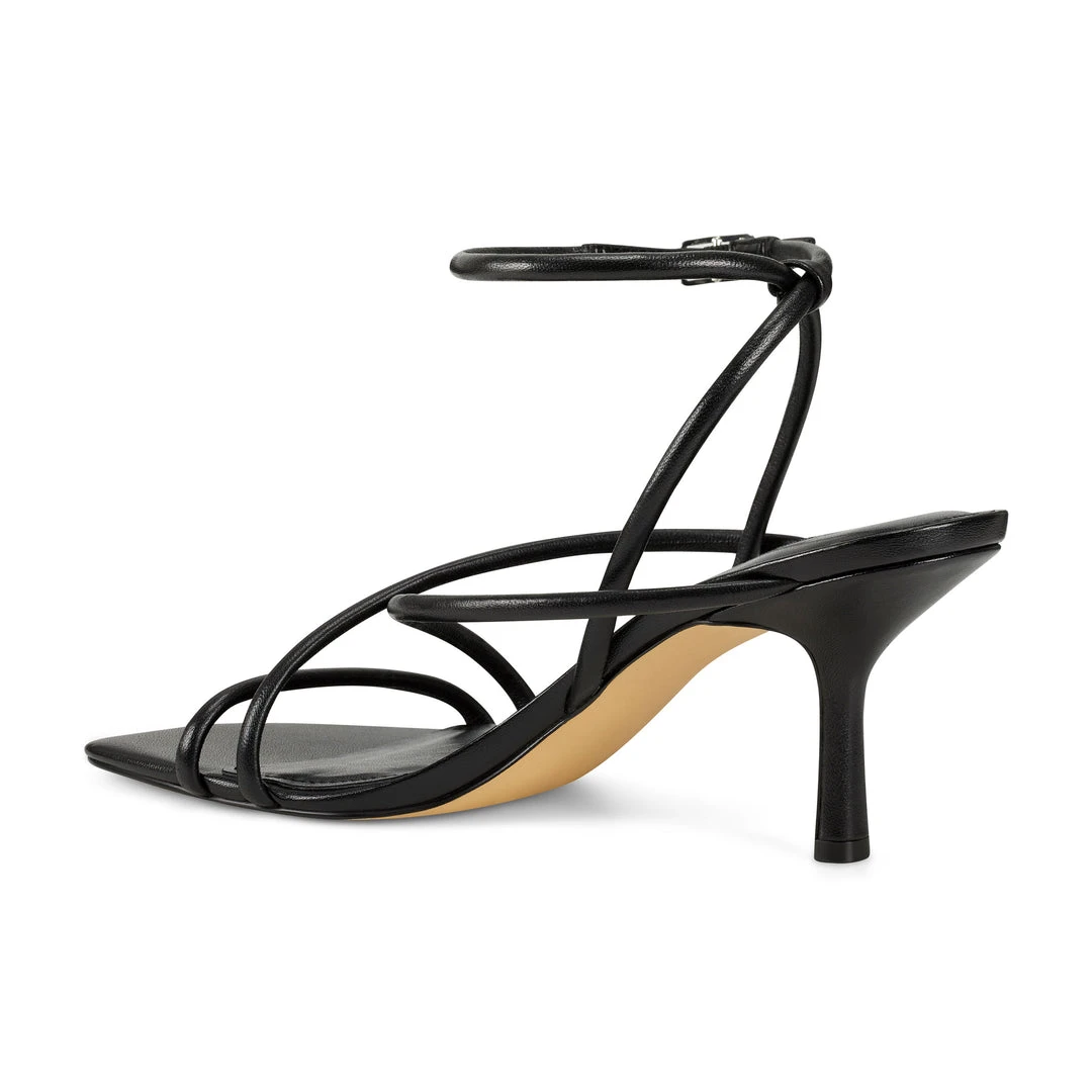 Nine West Heels Nolan Heeled Strappy Sandals 5 Nine West Heels Nolan Heeled Strappy Sandals