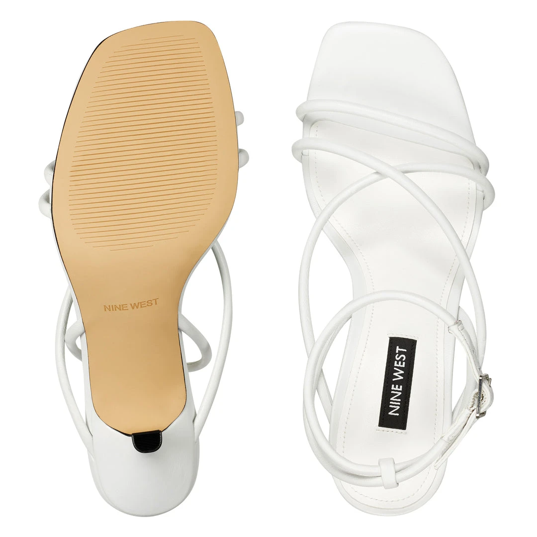 Nine West Nolan Heeled Strappy Sandals Heels 8 Nine West Nolan Heeled Strappy Sandals Heels