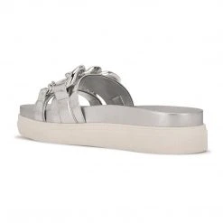 Nine West Nope Platform Slide Sandals New