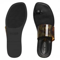 Nine West Obrious Flat Slide Sandals Mules & Slides