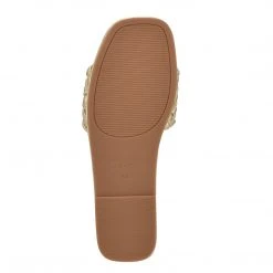 Nine West Ohhi Flat Slide Sandals Weave Got You