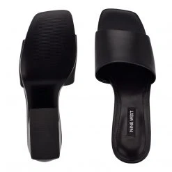 Nine West Y2K Revival Oklee Platform Slide Sandals