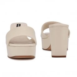 Nine West Y2K Revival Oklee Platform Slide Sandals