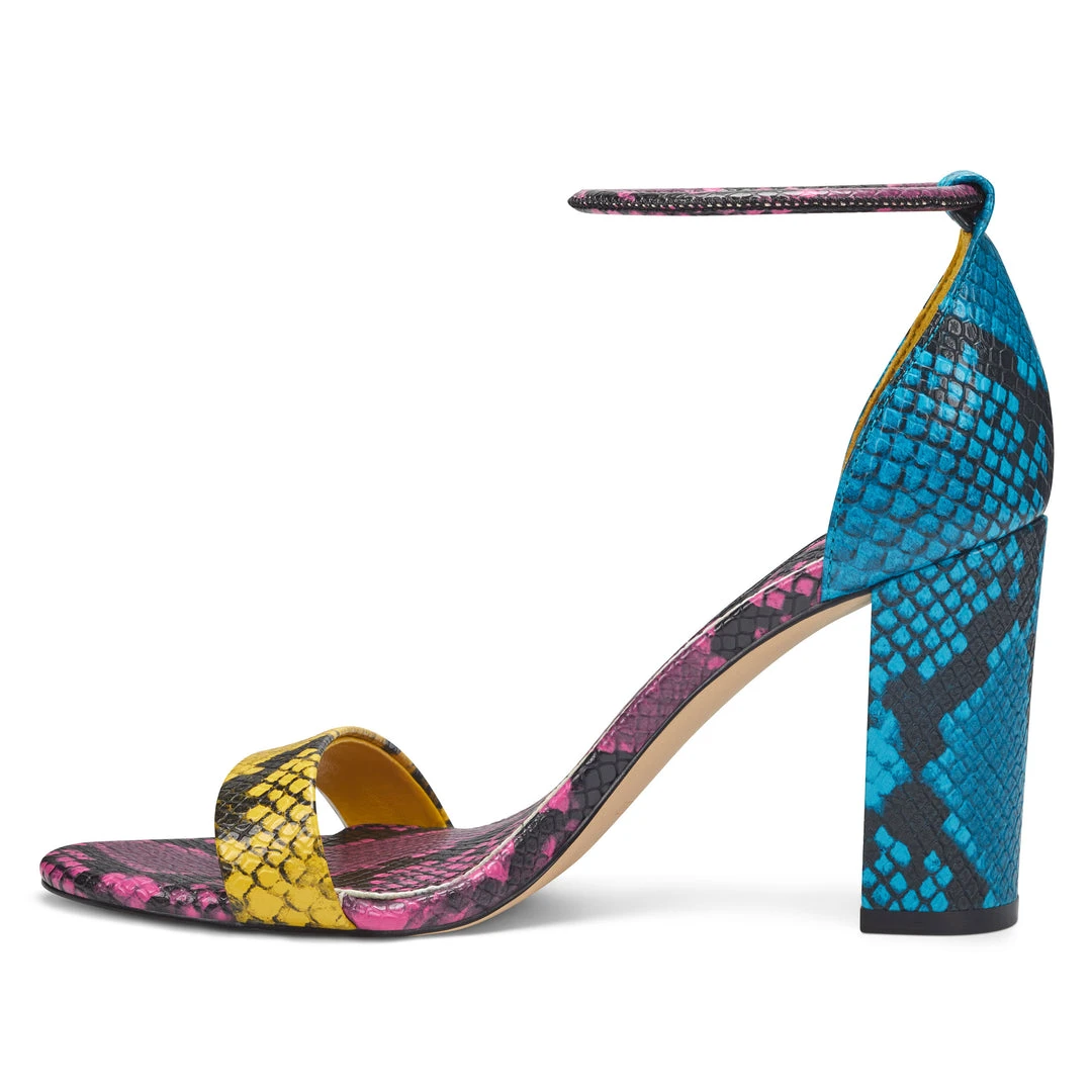 Nine West Ola Heeled Sandals Heels 6 Nine West Ola Heeled Sandals Heels