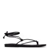Nine West Pansie Ankle Wrap Flat Sandals Lace It Up