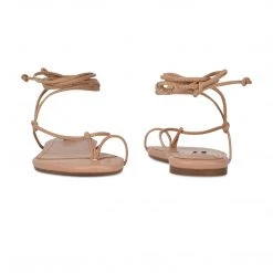 Nine West Pansie Ankle Wrap Flat Sandals
