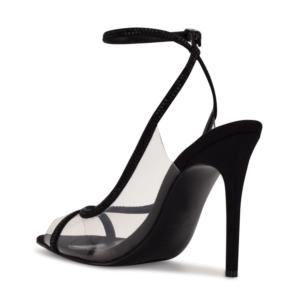 Nine West In The Clear Parise Ankle Strap Sandals Nine West In The Clear Parise Ankle Strap Sandals