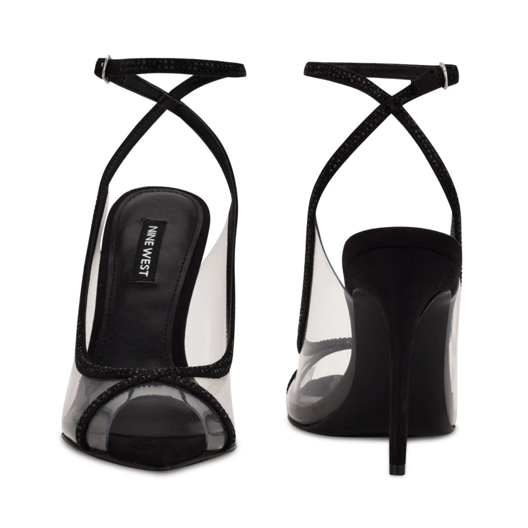 Nine West In The Clear Parise Ankle Strap Sandals Nine West In The Clear Parise Ankle Strap Sandals