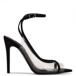Nine West In The Clear Parise Ankle Strap Sandals