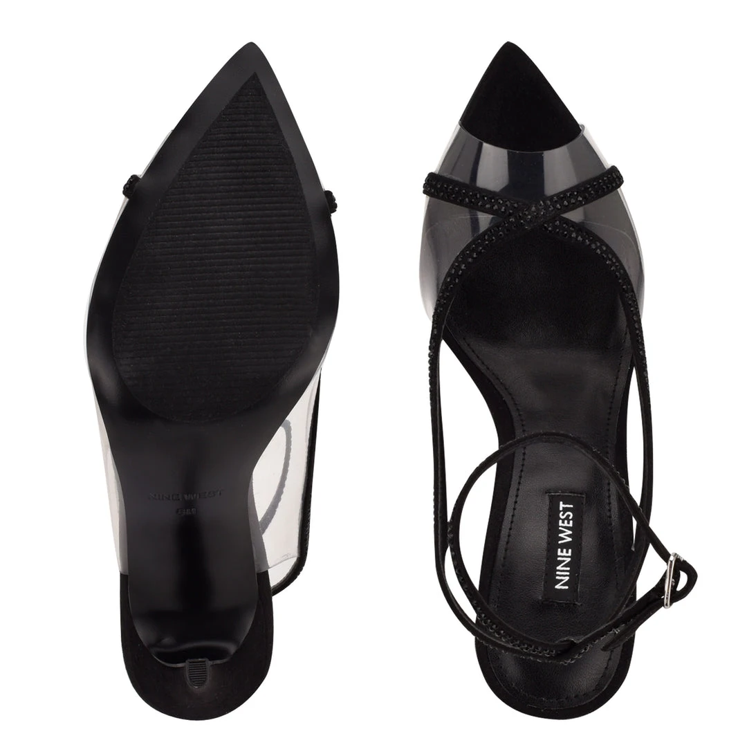 Nine West In The Clear Parise Ankle Strap Sandals Nine West In The Clear Parise Ankle Strap Sandals