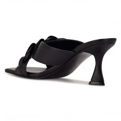 Nine West Paytin Heeled Slide Sandals Heel Appeal