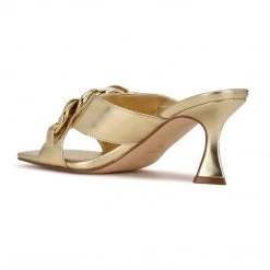 Nine West Heel Appeal Paytin Heeled Slide Sandals