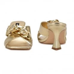 Nine West Heel Appeal Paytin Heeled Slide Sandals