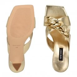 Nine West Heel Appeal Paytin Heeled Slide Sandals