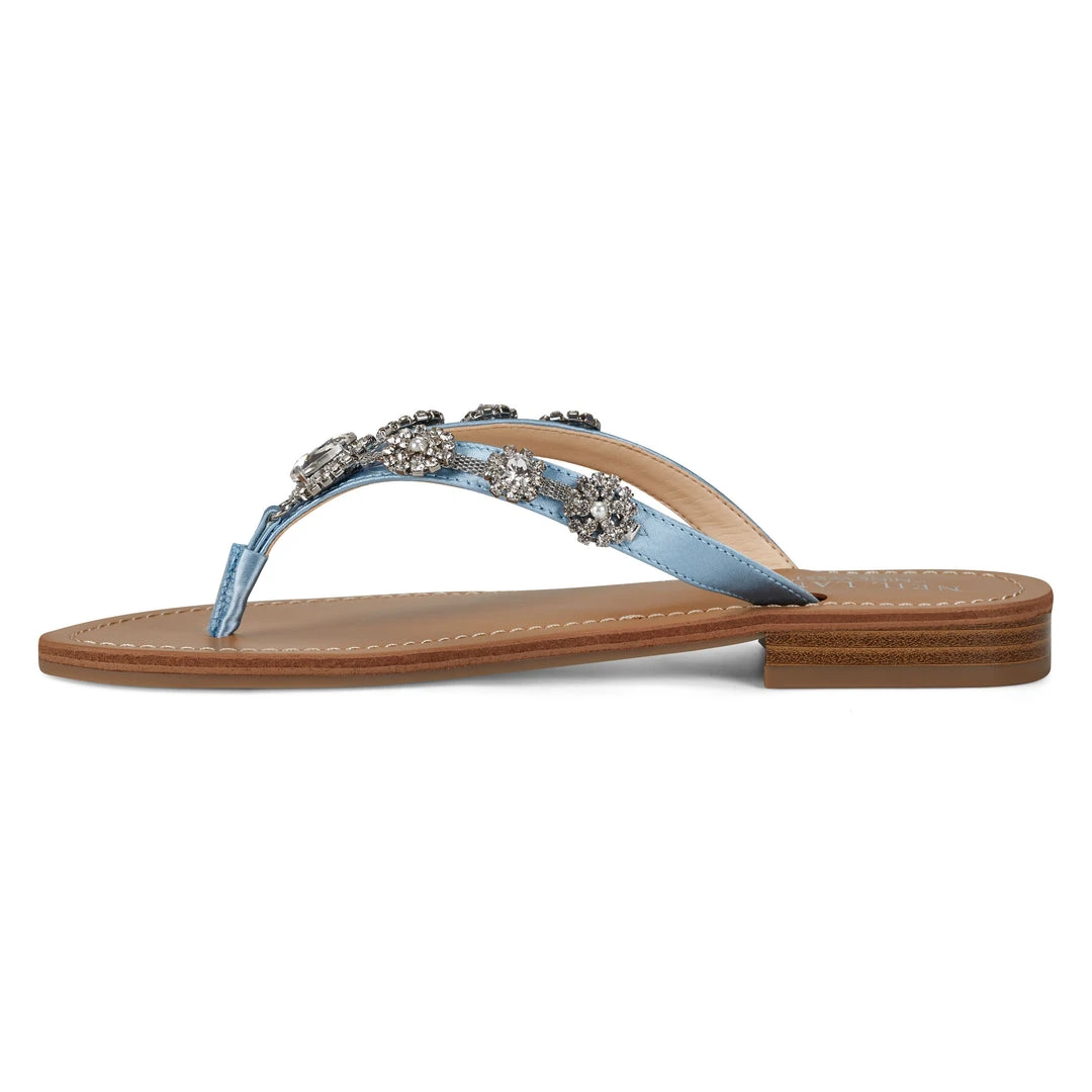 Nine West Perfect Flat Slide Sandals 6 Nine West Perfect Flat Slide Sandals