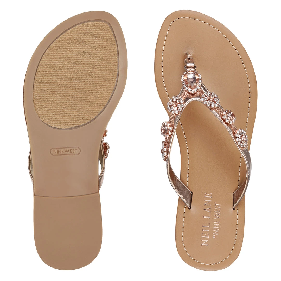 Nine West Perfect Flat Slide Sandals 8 Nine West Perfect Flat Slide Sandals