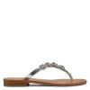 Nine West Perfect Flat Slide Sandals Metallic Mindset