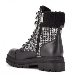 Nine West Pike Combat Lug Sole Boots Shoes