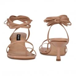 Nine West Pina Ankle Wrap Heeled Sandals