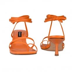 Nine West Pina Ankle Wrap Heeled Sandals Lace It Up