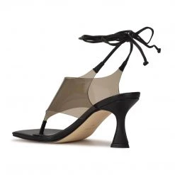 Nine West Lace It Up Popi Ankle Wrap Heeled Sandals