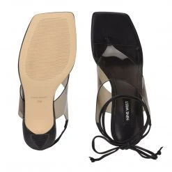 Nine West Lace It Up Popi Ankle Wrap Heeled Sandals