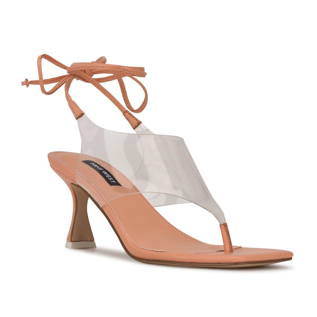 Nine West Popi Ankle Wrap Heeled Sandals Lace It Up 4 Nine West Popi Ankle Wrap Heeled Sandals Lace It Up